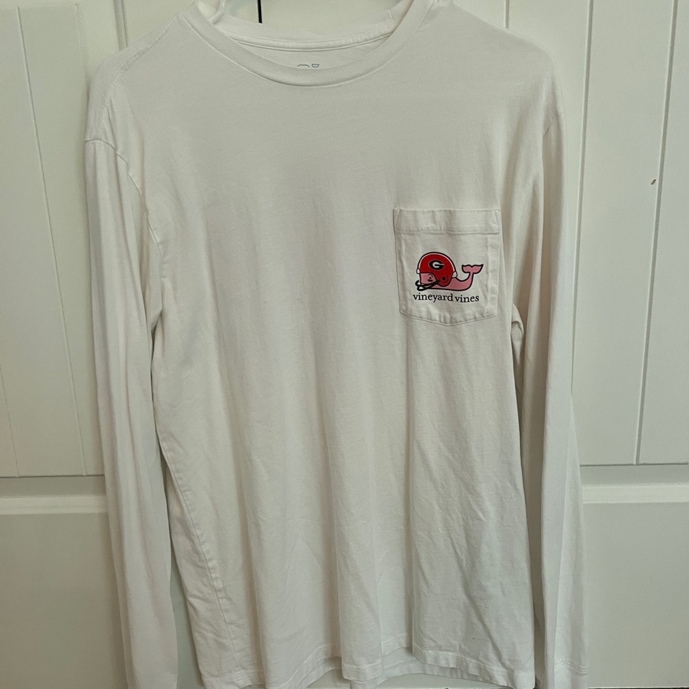 Georgia Bulldogs Vineyard Vines Long Sleeve Tshirt